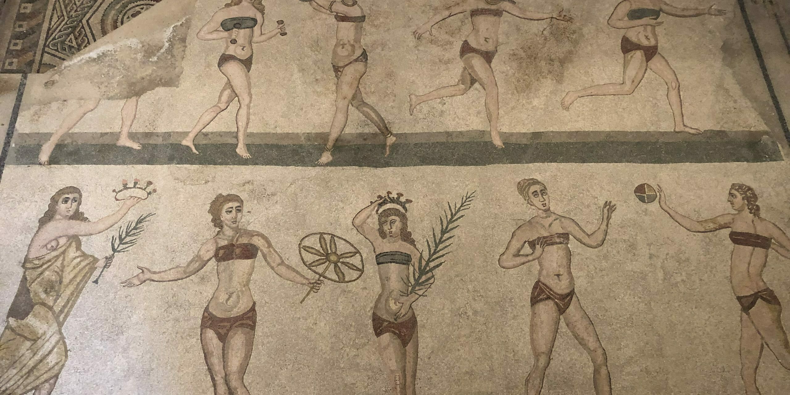 Piazza Armerina mosaico ragazze in Bikini