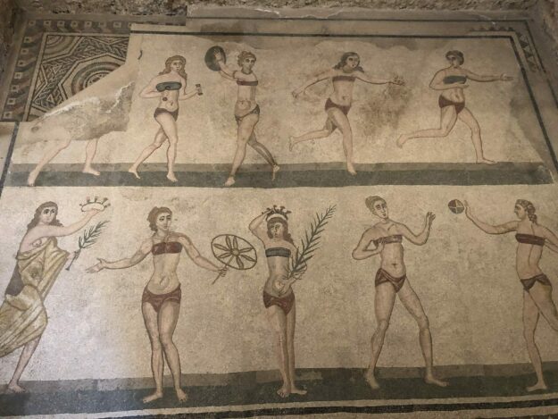 Piazza Armerina mosaico ragazze in Bikini